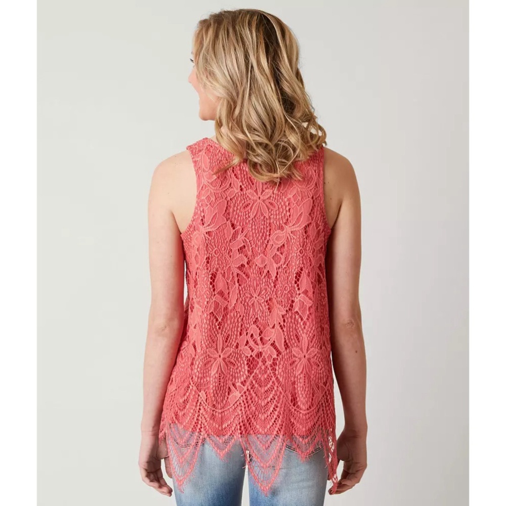 Buckle Daytrip Eyelash Lace Tank Top L - Picture 4 of 7